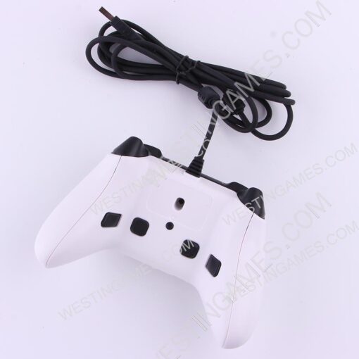 White USB Wired Gamepad Controller Rear Button Extension Key for XBOX Series S/X and PC WIN 8/10 - Image 2