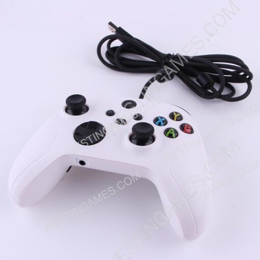 White USB Wired Gamepad Controller Rear Button Extension Key for XBOX Series S/X and PC WIN 8/10 - Image 3