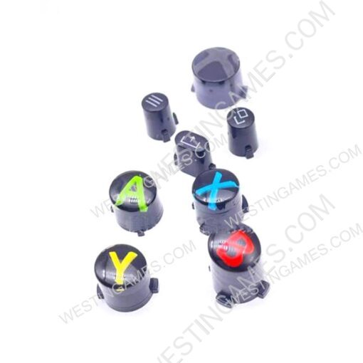 Replacement buttons ABXY Start Back Sync button kits View Menu Share button for Xbox Series X/S Wireless Controller Black