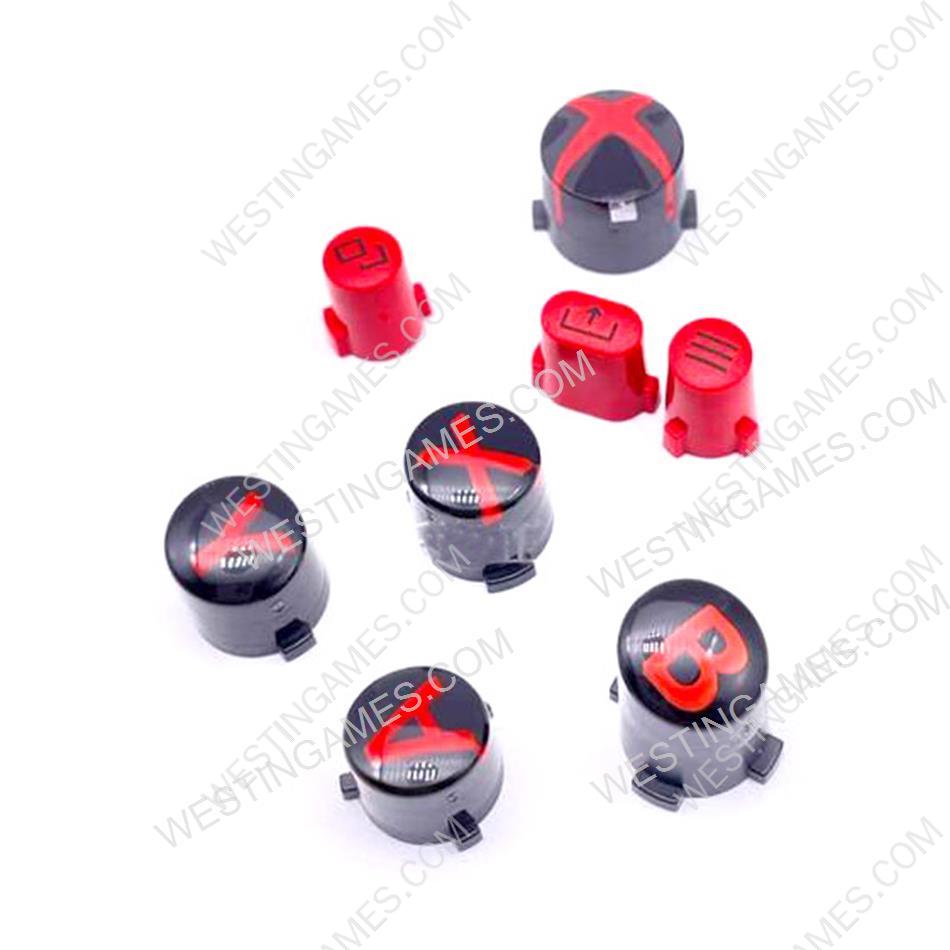 Replacement buttons ABXY Start Back Sync button kits View Menu Share button for Xbox Series X/S Wireless Controller Red