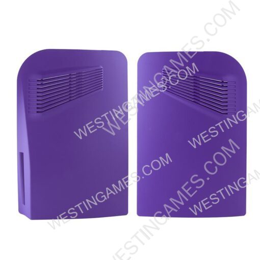 Replacement Red Housing Case Faceplate Cover with Vented Design for PS5 HUD System - Purple