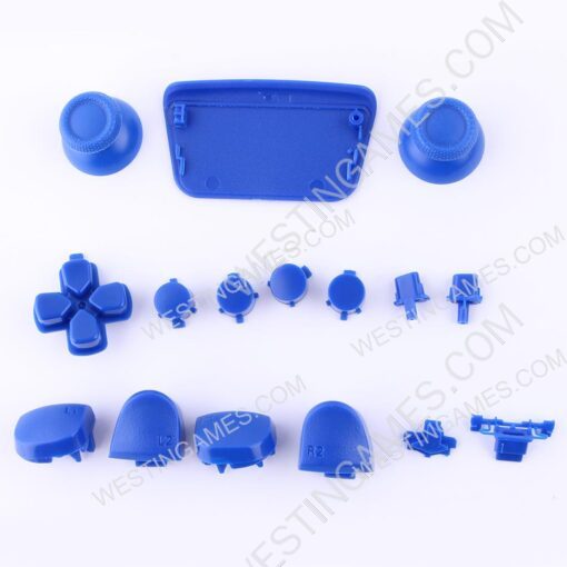 Complete Button Keys V2.0 for PS5 Controller Accessories 16pc Set - Blue - Image 2