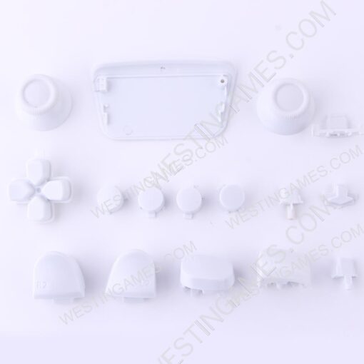 Complete Button Keys V2.0 for PS5 Controller Accessories 16pc Set - Clear - Image 2