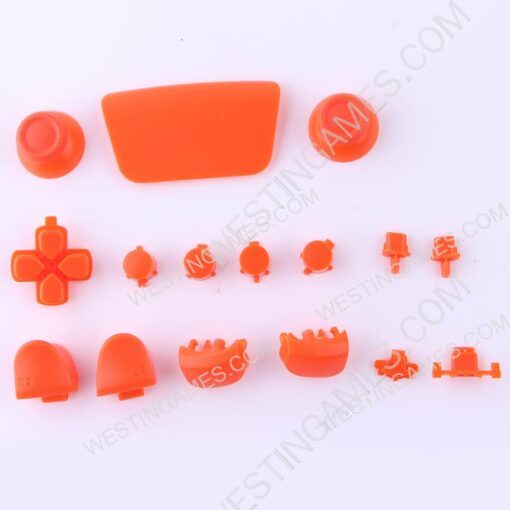 Complete Button Keys V2.0 for PS5 Controller Accessories 16pc Set - Orange