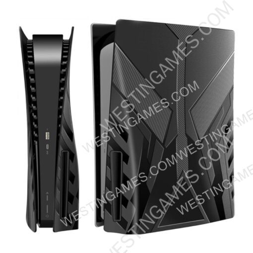 Replacement housing case Faceplate Cover Transformers Shaped for PS5 DE System -Black