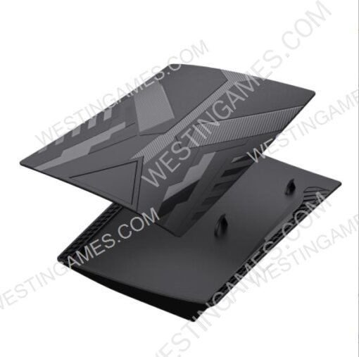Replacement housing case Faceplate Cover Transformers Shaped for PS5 DE System -Black - Image 2
