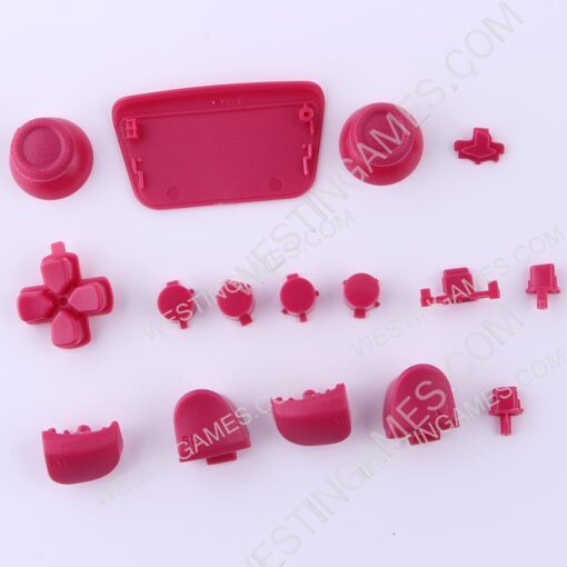 Complete Button Keys V2.0 for PS5 Controller Accessories 16pc Set - Cosmic Red - Image 2