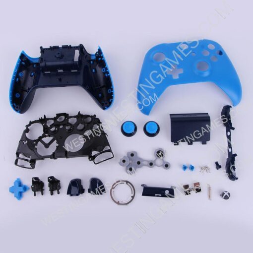 Full Housing Shell Case Replacement for XBOX ONE Slim Wireless Controller - Blue