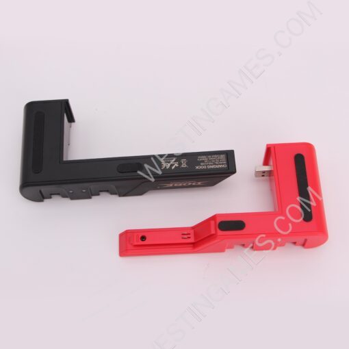 TNS-0122B Charger Charging Dock Stand Station Holder for Switch and oled Joy-Con Game Console Red-Black - Image 4