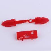 Replacement lb rb Trigger Button with Middle Piece Frame for XBOX Series x Controller - Red