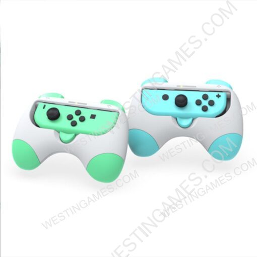 Handle bracket Gamepad Game Tns-2130 2 Set left and right for Switch Oled Green/Blue