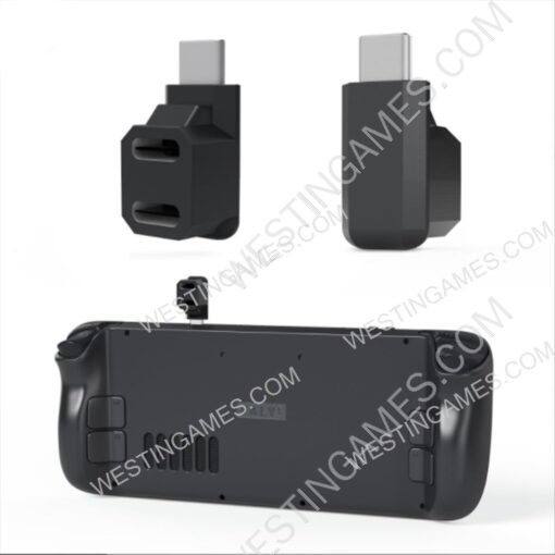 2in1 Type-c to USB Charger and Data Transmission Adapter for Steam Deck - Image 2