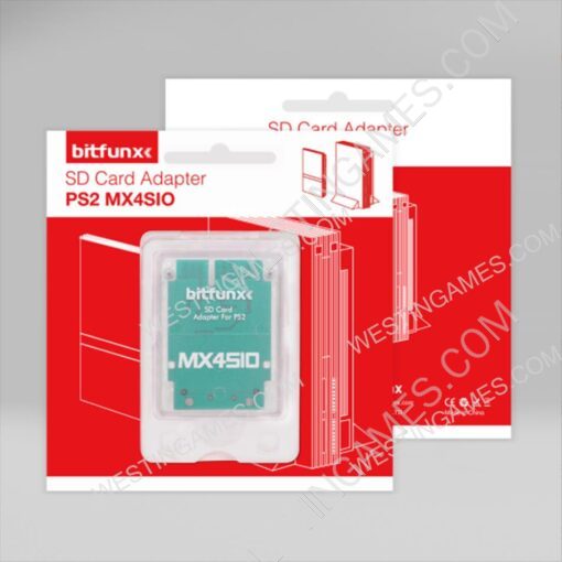 MX4SIO SIO2SD SD Card Adapter Transparent Reader Memory Card Program Game Card for PS2 Game Consoles Clear