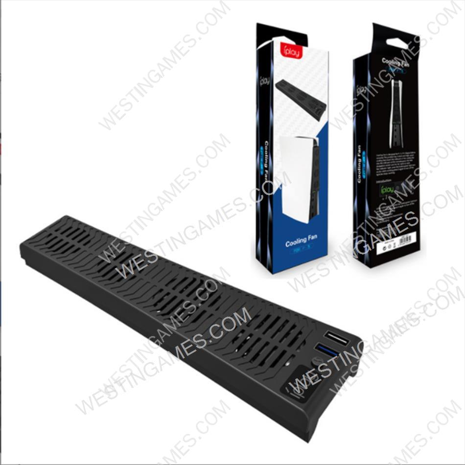 External Vertical Cooling Fan 4 Silent Fan Stand With USB Port for Playstation 5