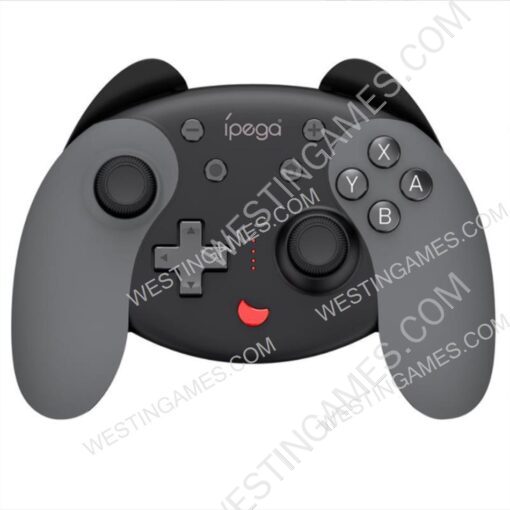 Wireless Bluetooth WakeUp Pro Gamepad Controller with Rear Button and 6 Axis for Switch - Isabelle Black