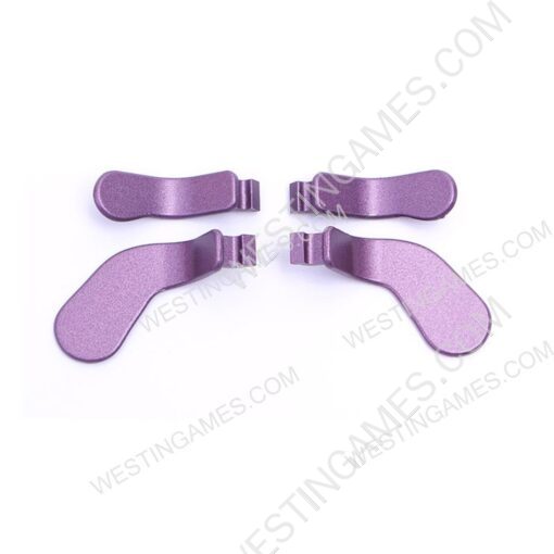 4 Paddles Buttons Set Replacement Parts for XBOX ONE Elite 1 and 2 Controller Purple