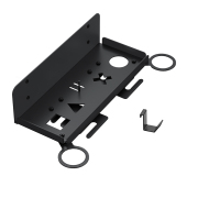 Suspension Bracket Game Console and Controller Wall Bracket Holder For PS5/Slim Host and Portal Controller Black