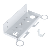 Suspension Bracket Game Console and Controller Wall Bracket Holder For PS5/Slim Host and Portal Controller White