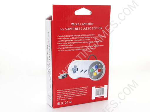 1.6m Classic Wired Controller Gamepad Joypad for Nintendo Mini SNES Classic Edition Console - Image 5