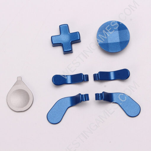 7in1 Paddles Buttons with D-pad Set Replacement Parts for XBOX ONE Elite Controller Blue - Image 2