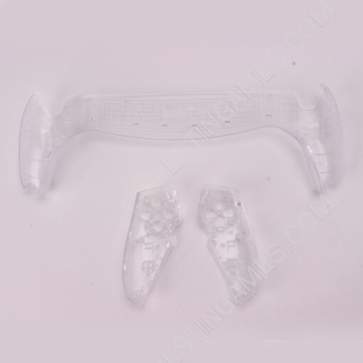 Replacement Housing Cover Front Back Plates Case with Screwdrives for PlayStation Portal Handheld Game Controller Transparent White - Image 2