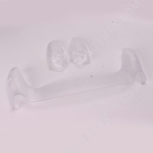 Replacement Housing Cover Front Back Plates Case with Screwdrives for PlayStation Portal Handheld Game Controller Transparent White - Image 3