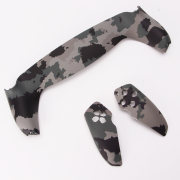 Replacement Housing Cover Front Back Plates Case with Screwdrives for PlayStation Portal Handheld Game Controller Camouflage Grey