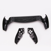 Replacement Housing Cover Front Back Plates Case with Screwdrives for PlayStation Portal Handheld Game Controller Black 02