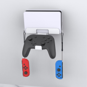 Wall Stand Holder with Switch Controller Hook Console Dock Bracket Wall Mount Storage for Switch OLED White 02