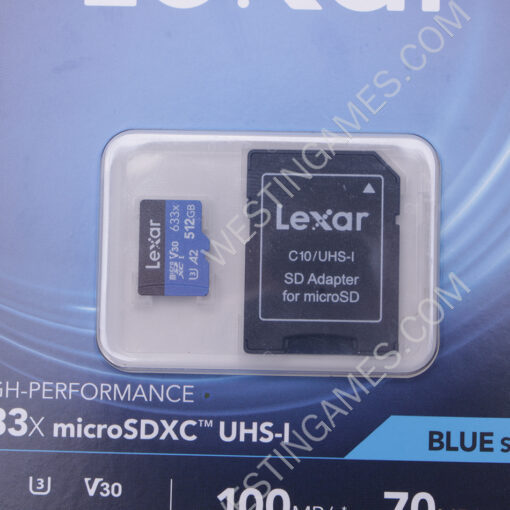Original Lexar Blue Micro SD Card TF 633X Memory Card A1 512GB for Nintendo Switch Game Console - Image 2