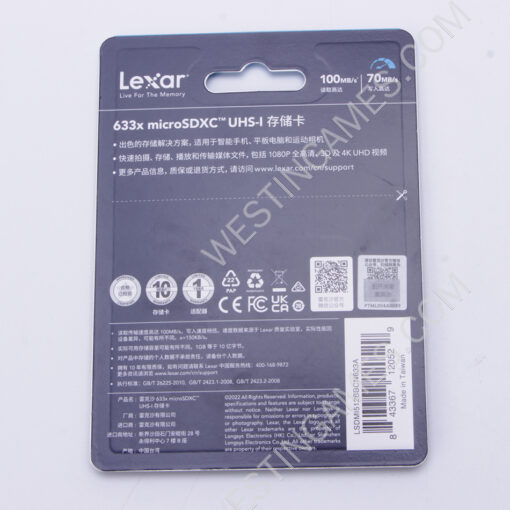 Original Lexar Blue Micro SD Card TF 633X Memory Card A1 512GB for Nintendo Switch Game Console - Image 4
