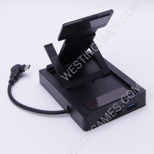 HD Video Converter Foldable Charging Dock Stand With USB Port 3.0 For Switch and OLED Console - Image 6