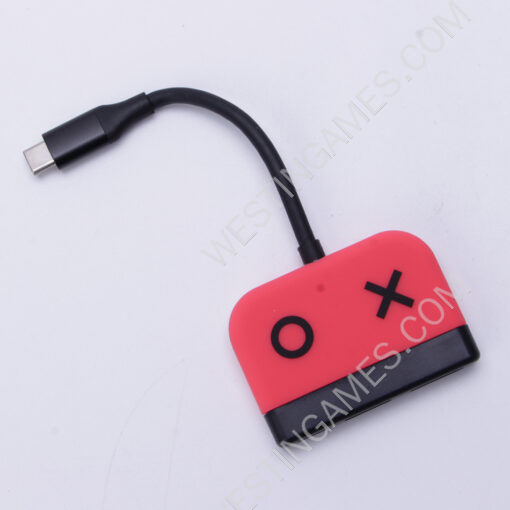 3in1 Type-C 4K 30Hz HD Dock Converter Adapter for Switch and OLED - Red