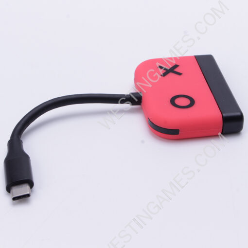 3in1 Type-C 4K 30Hz HD Dock Converter Adapter for Switch and OLED - Red - Image 4