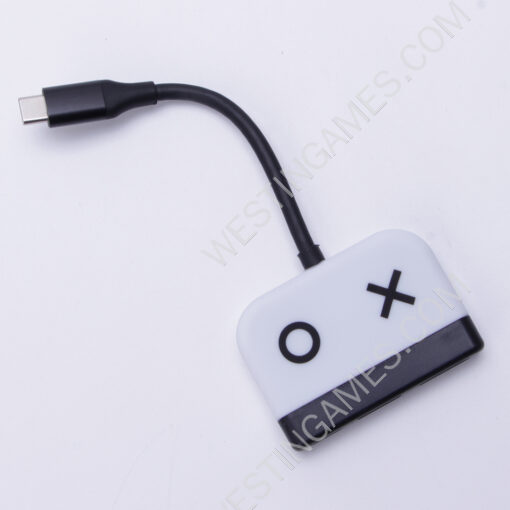 3in1 Type-C 4K 30Hz HD Dock Converter Adapter for Switch and OLED - White