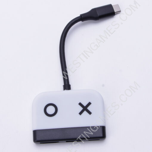 3in1 Type-C 4K 30Hz HD Dock Converter Adapter for Switch and OLED - White - Image 2