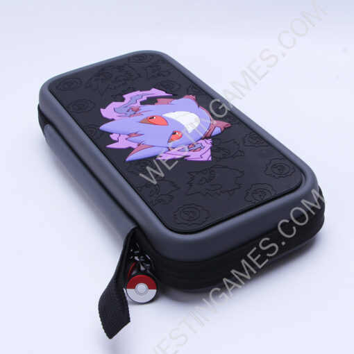 Black Deluxe Travel Carrying Case for Nintendo Switch and OLED - Gengar - Image 3
