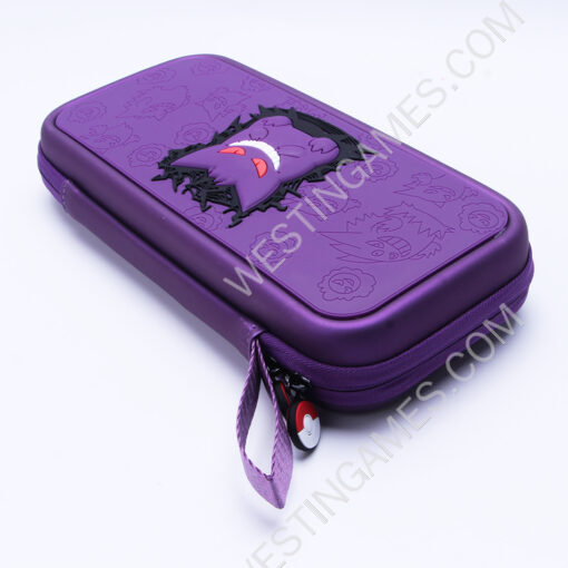 Purple Deluxe Travel Carrying Case for Nintendo Switch and OLED - Gengar - Image 3