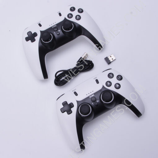 2.4G USB Turbo Wireless Gamepad Controller with S2 Adapter and Inner Battery for PC and Retro Video Game Console