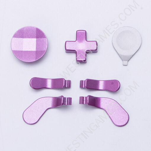 New 12Pcs Swap Thumbsticks Grips Metal Magnetic Stick Set for XBOX ONE Elite 2 Controller Full Purple - Image 2
