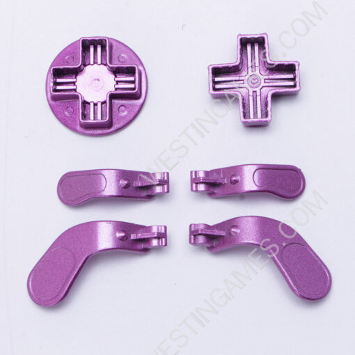 New 12Pcs Swap Thumbsticks Grips Metal Magnetic Stick Set for XBOX ONE Elite 2 Controller Full Purple - Image 4