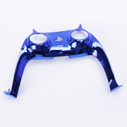 Mirror Chrome Decorative Strip Handle PC Shell Cover For PS5 Gamepad Controller - Deep Blue 02