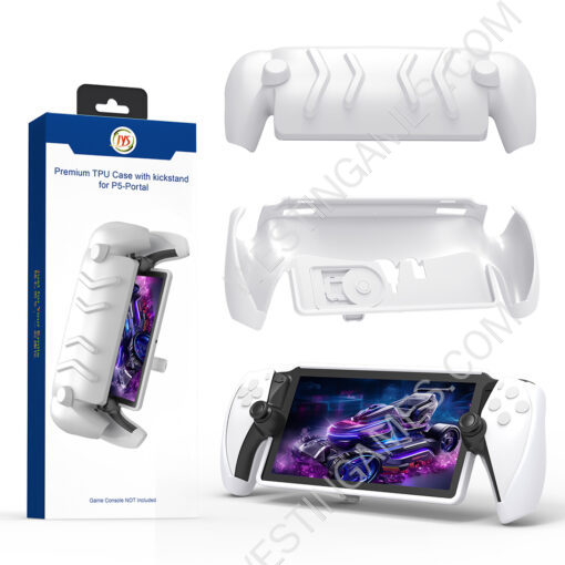 TPU Protective Case with Detachable Face Cover for Playstation Portal - White - Image 6