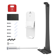 Wall Mounted Bracket with Controller for PS5 slim Console Black