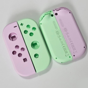 Original Left and Right Housing Cover Case with SL SR Button Set for Nintendo switch Joy-con - Light Purple and Lite Green