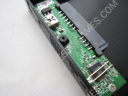 Mini Wii Console Shaped USB 2.0 2.5" SATA Portable Hard Drive HDD Housing Shell Black - Image 4
