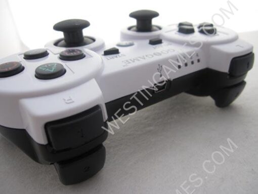New Dualshock 3 Wireless Bluetooth Sixaxis Controller White/Black for PS3 (GOiGAME) - Image 3