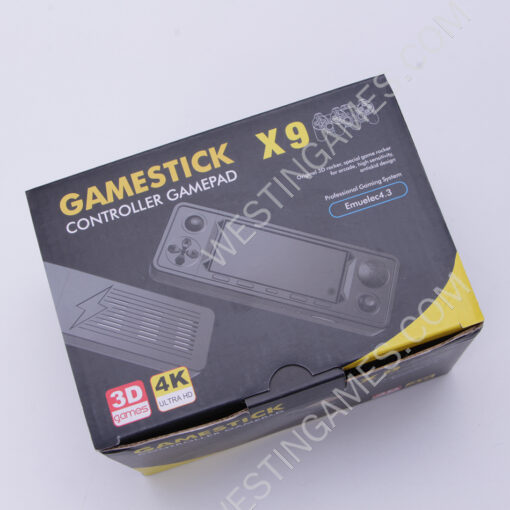X9 4k HD Game Stick 3D 256G Video Game Consoles with 2.4g Wireless Gamepad HD 50000 Games