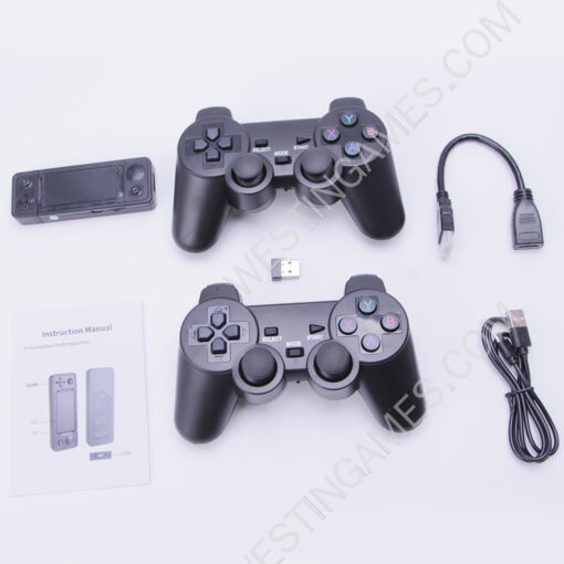 X9 4k HD Game Stick 3D 256G Video Game Consoles with 2.4g Wireless Gamepad HD 50000 Games - Image 3