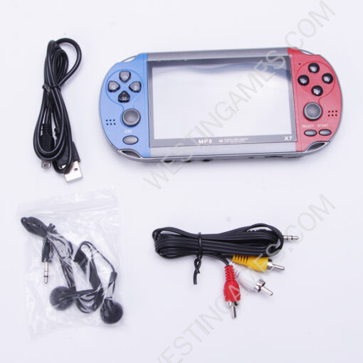 X7 Handheld Game Console 4.3 Inchn Handheld HD Scree Portable Video Player Built-in 3500 Classic Free Games - Image 3